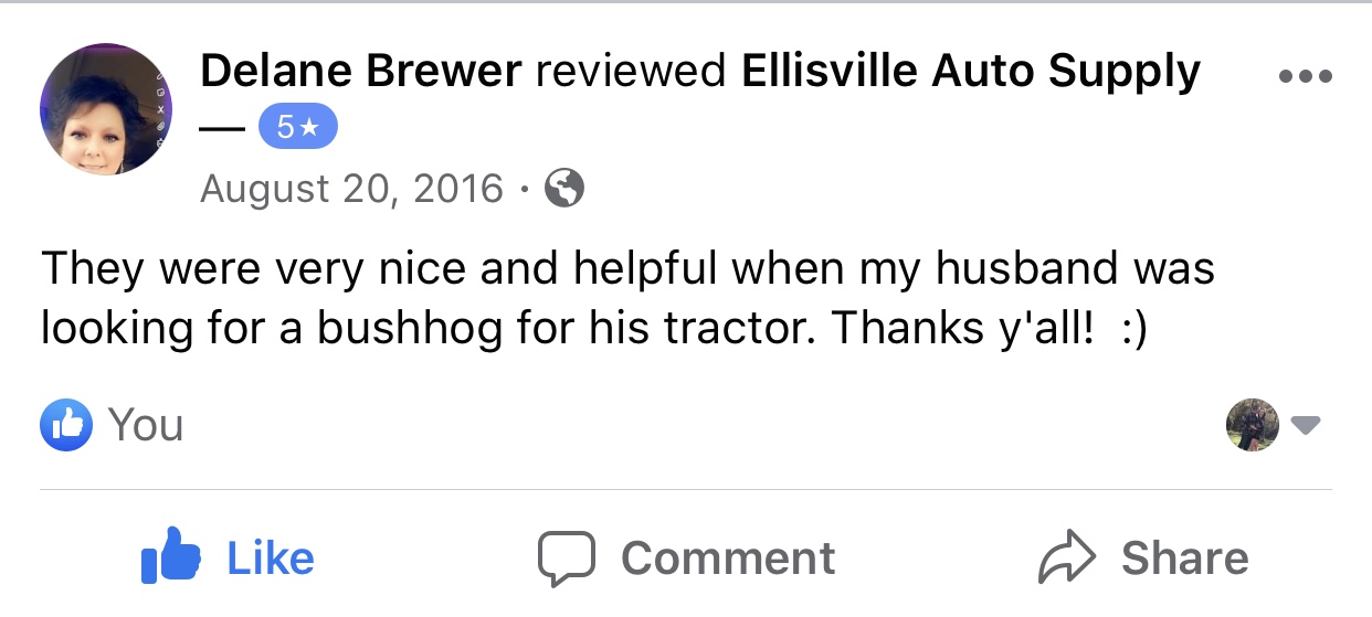 Home Ellisville Auto Supply Ellisville, MS (601) 4778577